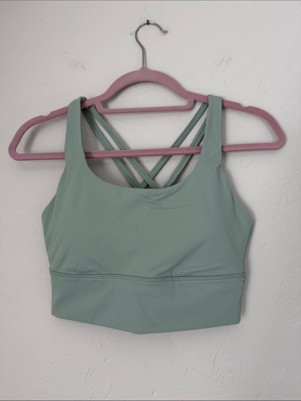 CRZ Yoga Green Palm Court Sports Bra
